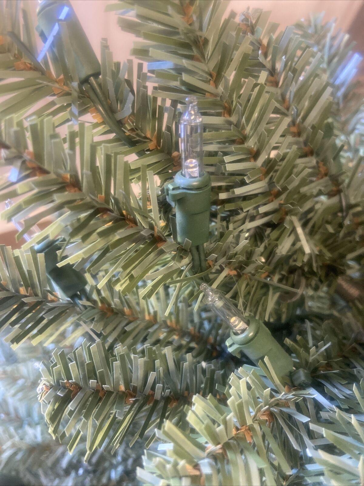 Open Box Balsam Hill Classic Blue Spruce 5.5' Tree with Candlelight LED Lights