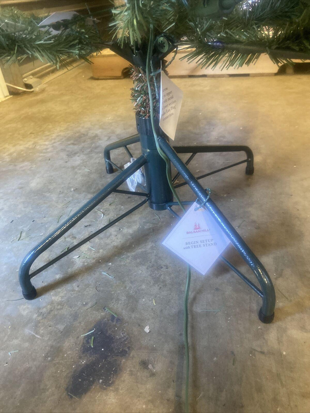 Open Box Balsam Hill Classic Blue Spruce 5.5' Tree with Candlelight LED Lights