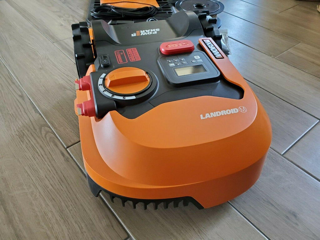 Worx Landroid WR140 Cut To Edge Brushless Motor Up To 1/4 Acre Robot Lawn Mower