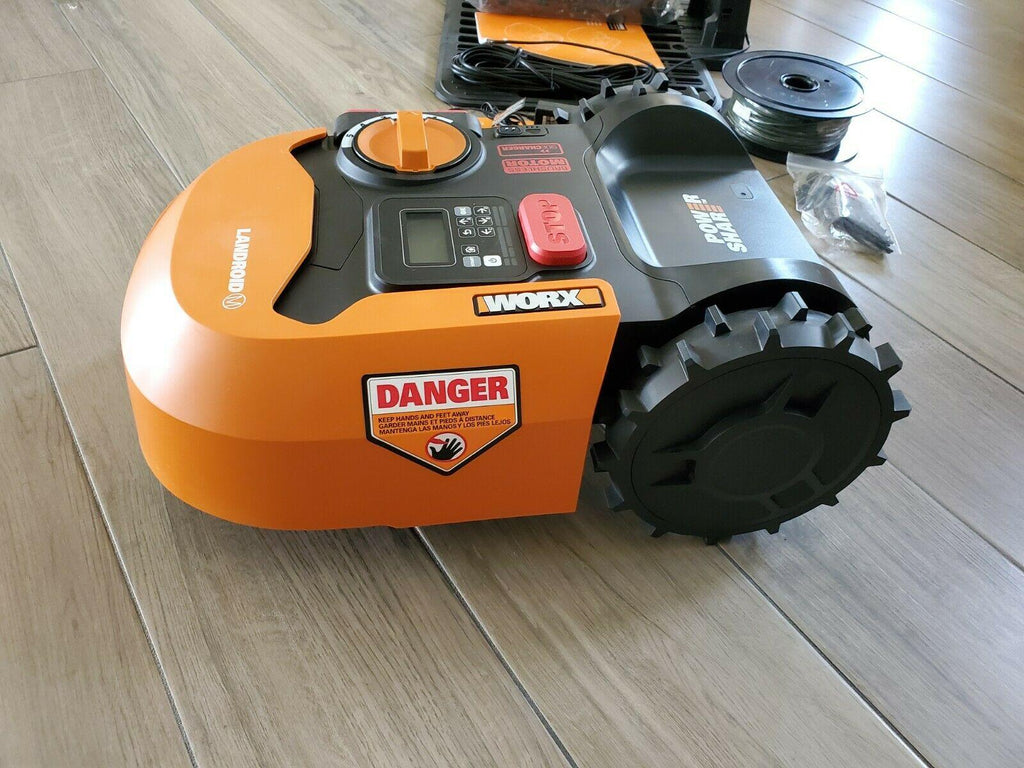 Worx Landroid WR140 Cut To Edge Brushless Motor Up To 1/4 Acre Robot Lawn Mower