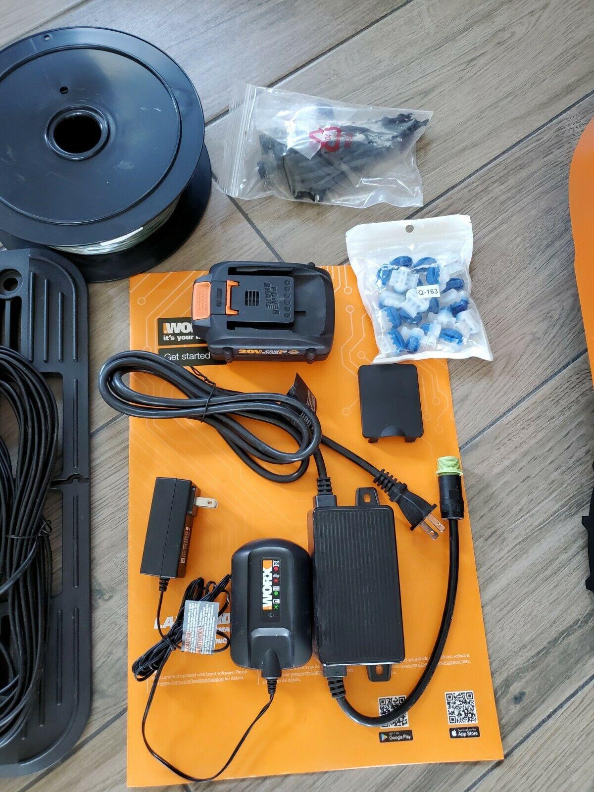 Worx Landroid WR140 Cut To Edge Brushless Motor Up To 1/4 Acre Robot Lawn Mower