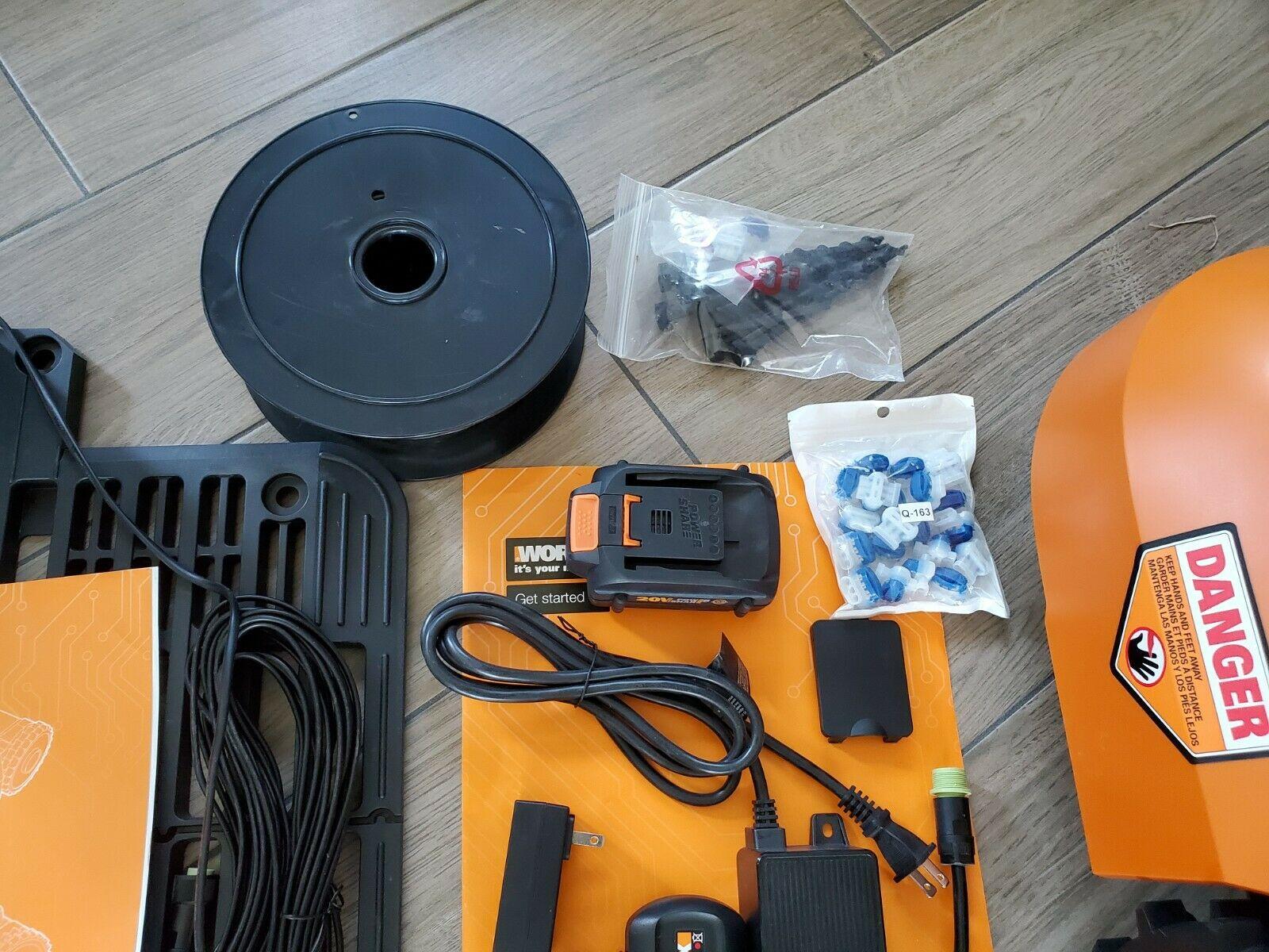 Worx Landroid WR140 Cut To Edge Brushless Motor Up To 1/4 Acre Robot Lawn Mower