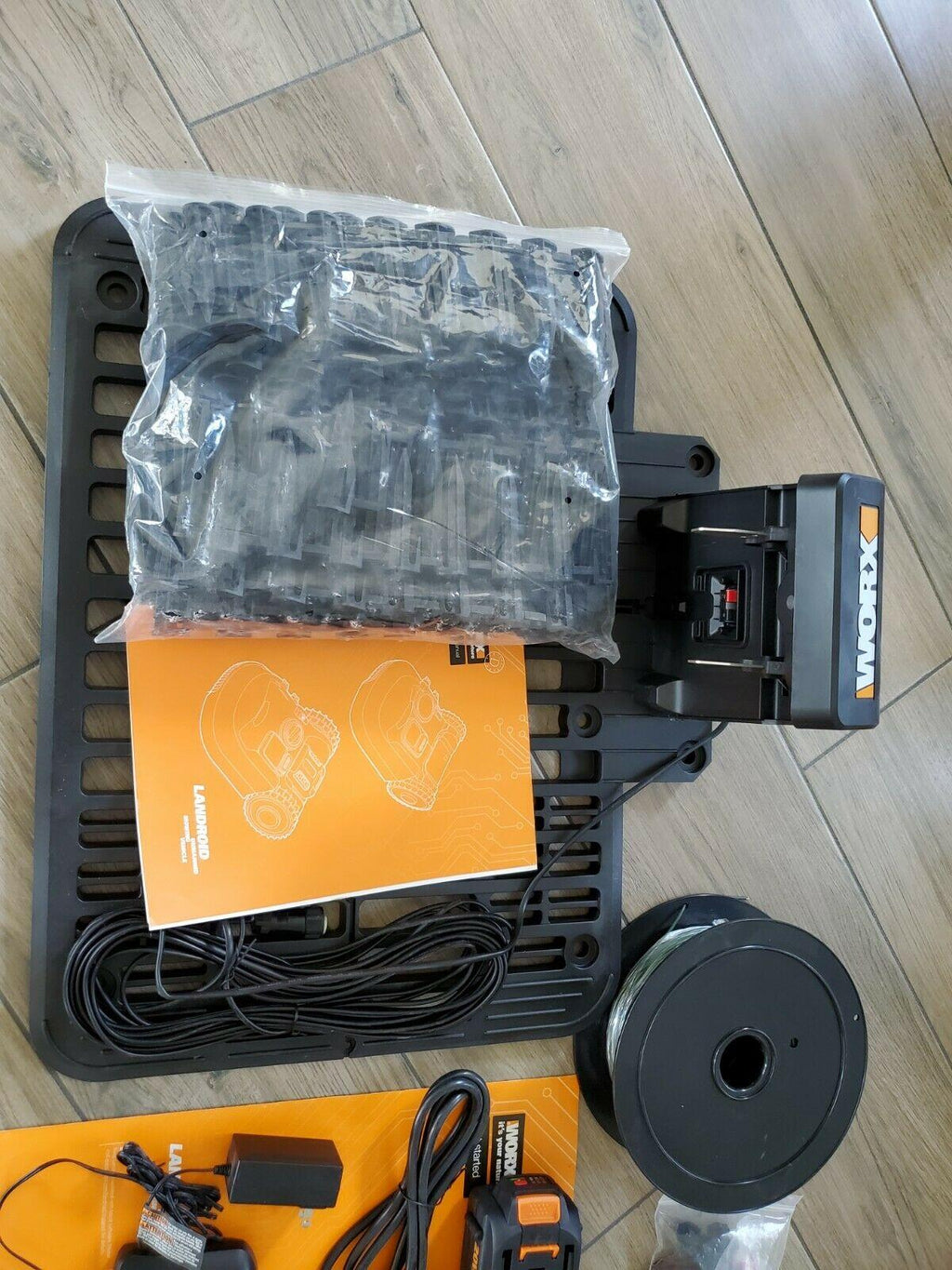 Worx Landroid WR140 Cut To Edge Brushless Motor Up To 1/4 Acre Robot Lawn Mower