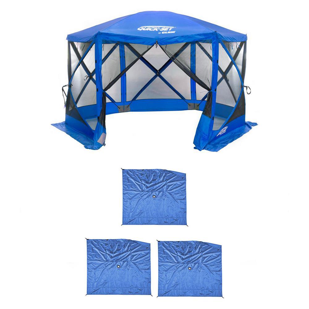 Set Escape Sport Tailgating Shelter Tent Plus Wind and Sun Panels (3-Pack)