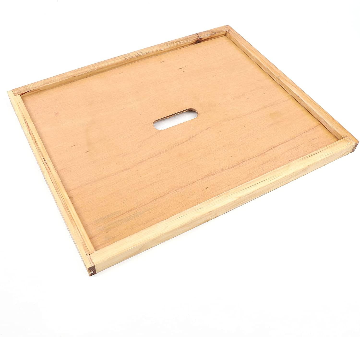 tfcfl wooden bee hives, 10 frame beeswax coated langstroth beehive 2 layers honey bee hive box with metal top cover for beginners and pro beekeepers beekeeping