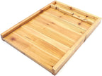 tfcfl wooden bee hives, 10 frame beeswax coated langstroth beehive 2 layers honey bee hive box with metal top cover for beginners and pro beekeepers beekeeping