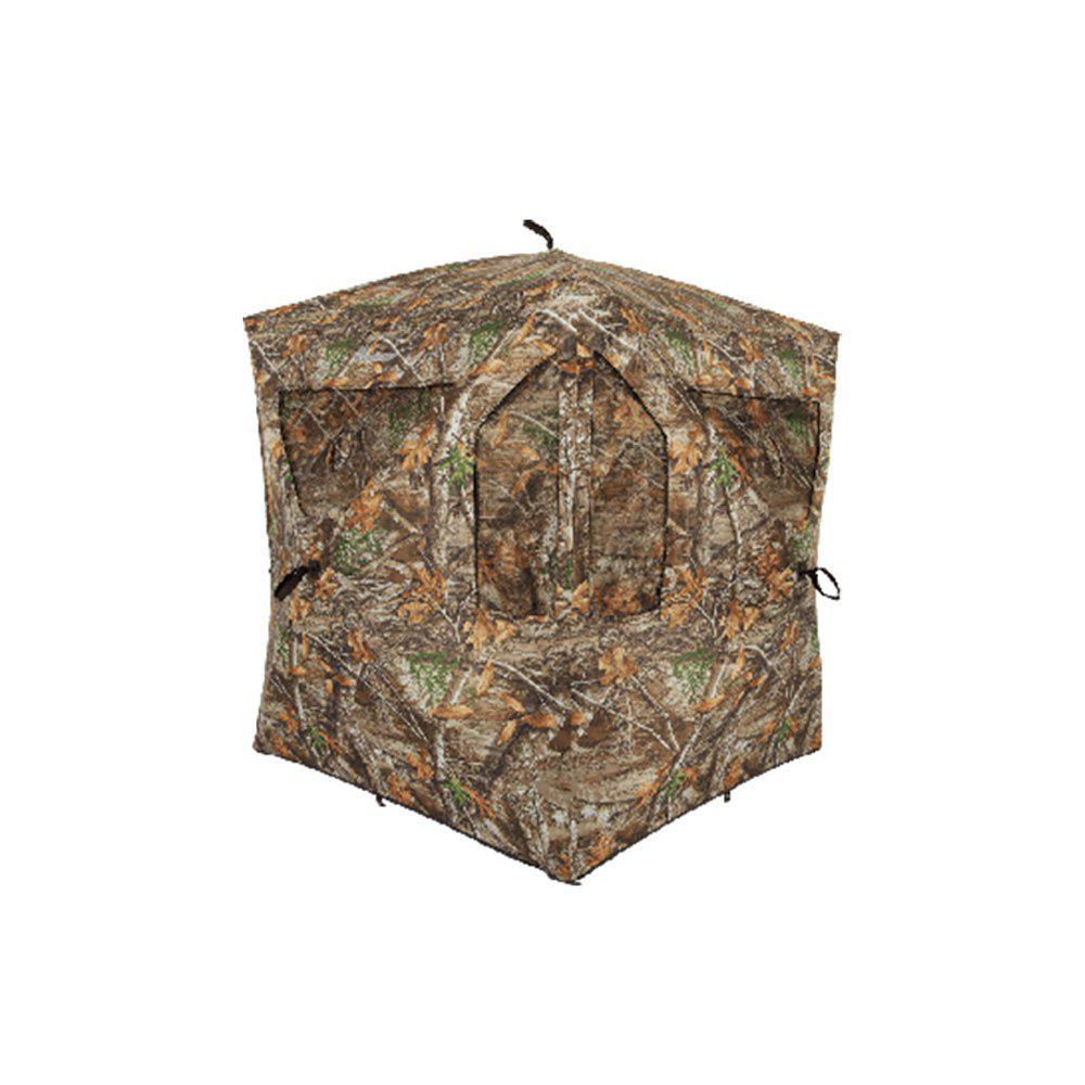Brickhouse 3-Person Hunting Hub Ground Blind, Realtree Ed(3-Pack)