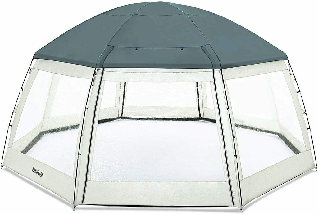 bestway 58612 round pool dome, 6mx6mx2.95m/19'8''x19'8''x9'8''