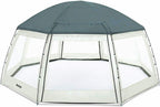 bestway 58612 round pool dome, 6mx6mx2.95m/19'8''x19'8''x9'8''