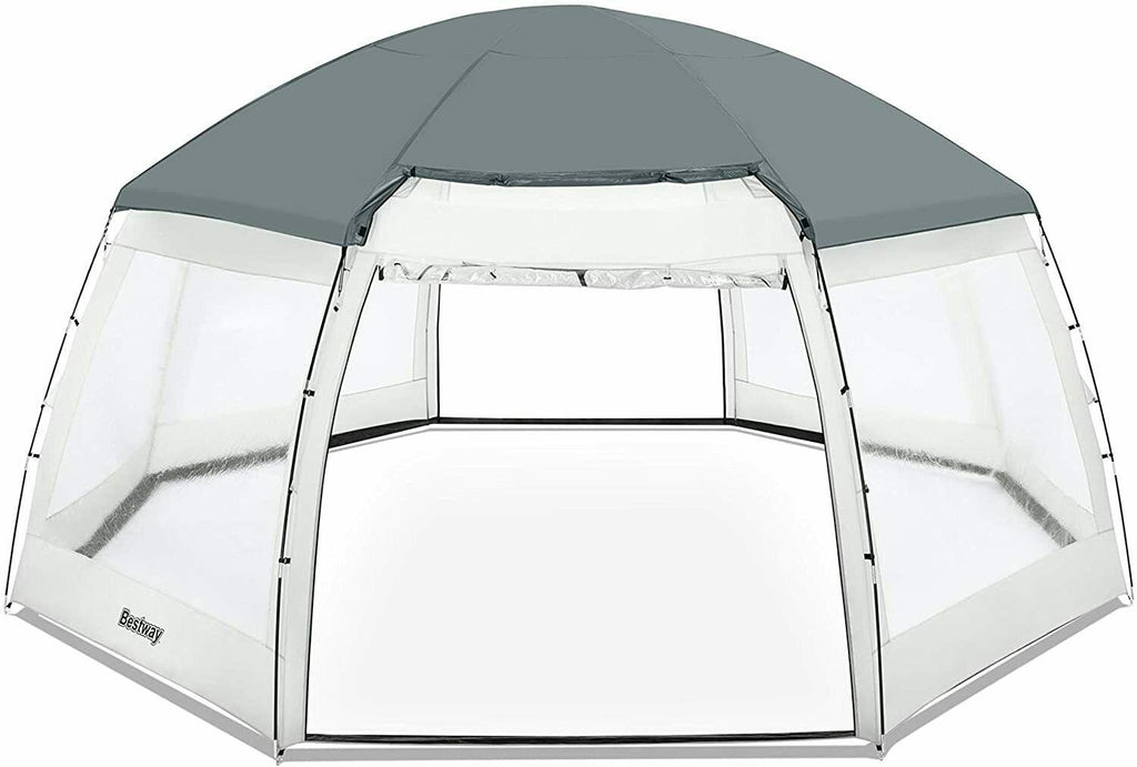 bestway 58612 round pool dome, 6mx6mx2.95m/19'8''x19'8''x9'8''
