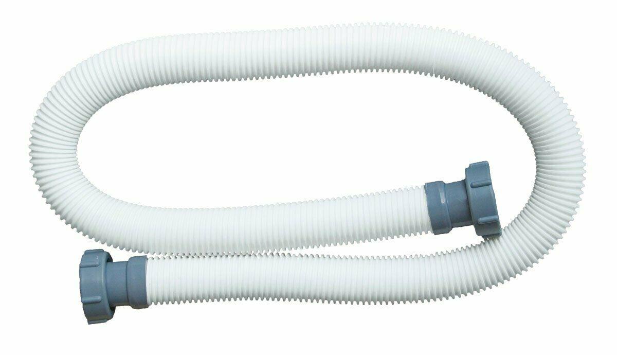 intex pool sand filter pump w/ automatic timer &amp; side vacuum &amp; 1.5” hose 2 pack