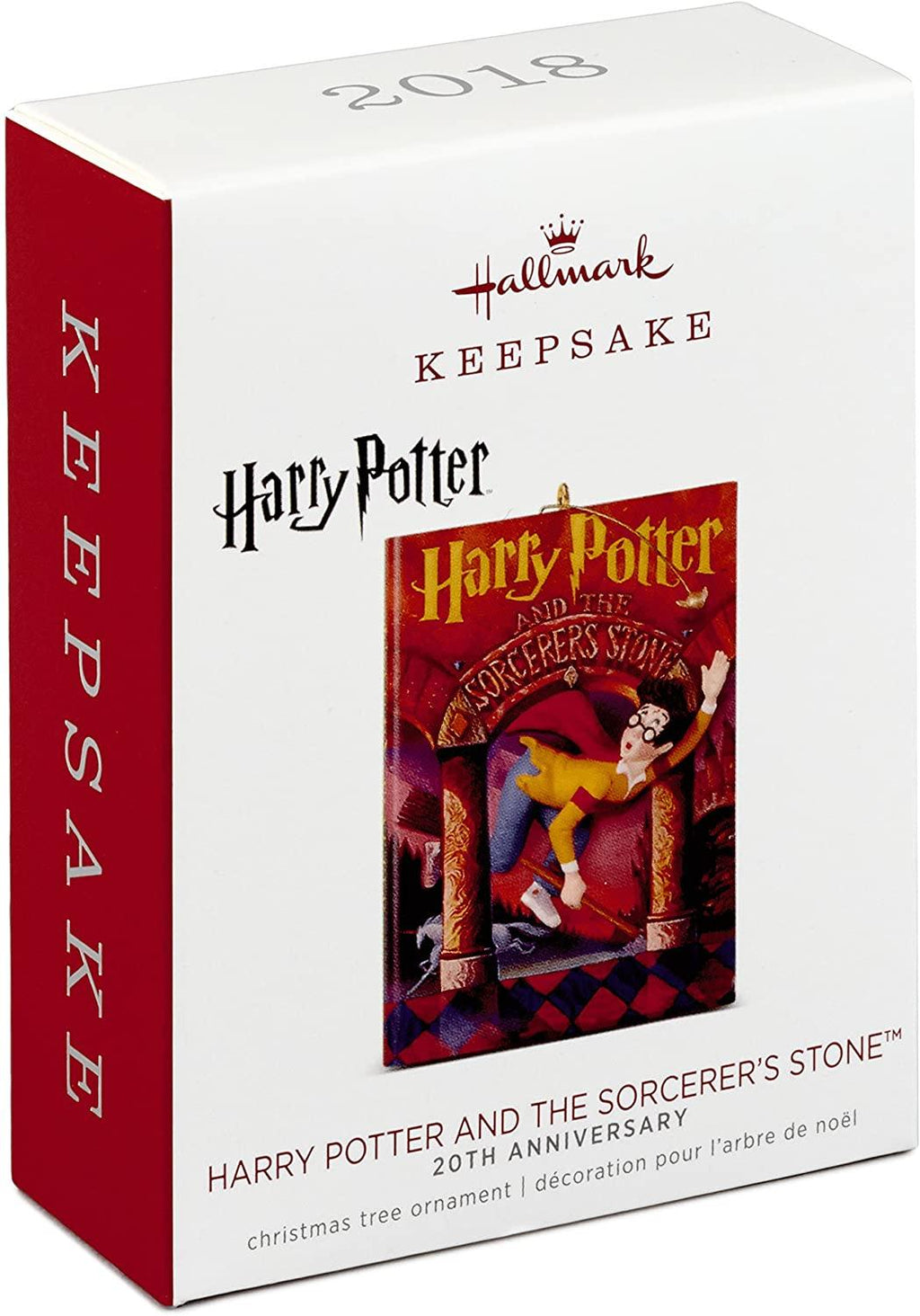 Hallmark Keepsake Christmas Ornament 2018 Year Dated, Harry Potter and Sorcerer's Stone 20th Anniversary