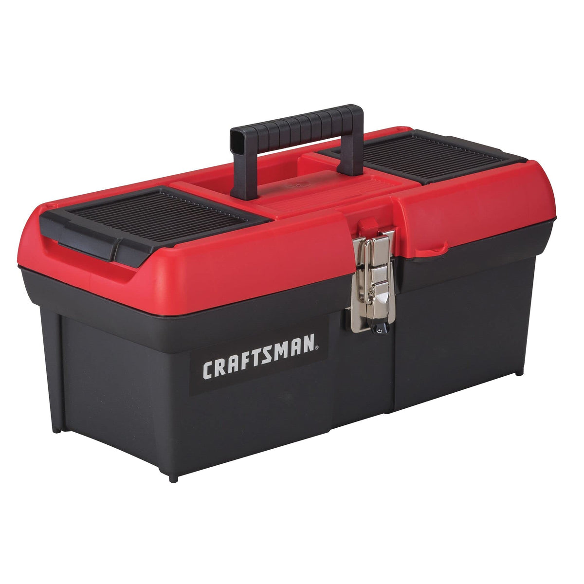 Tool Box, Lockable, 16 in., Red/Black (CMST16901)