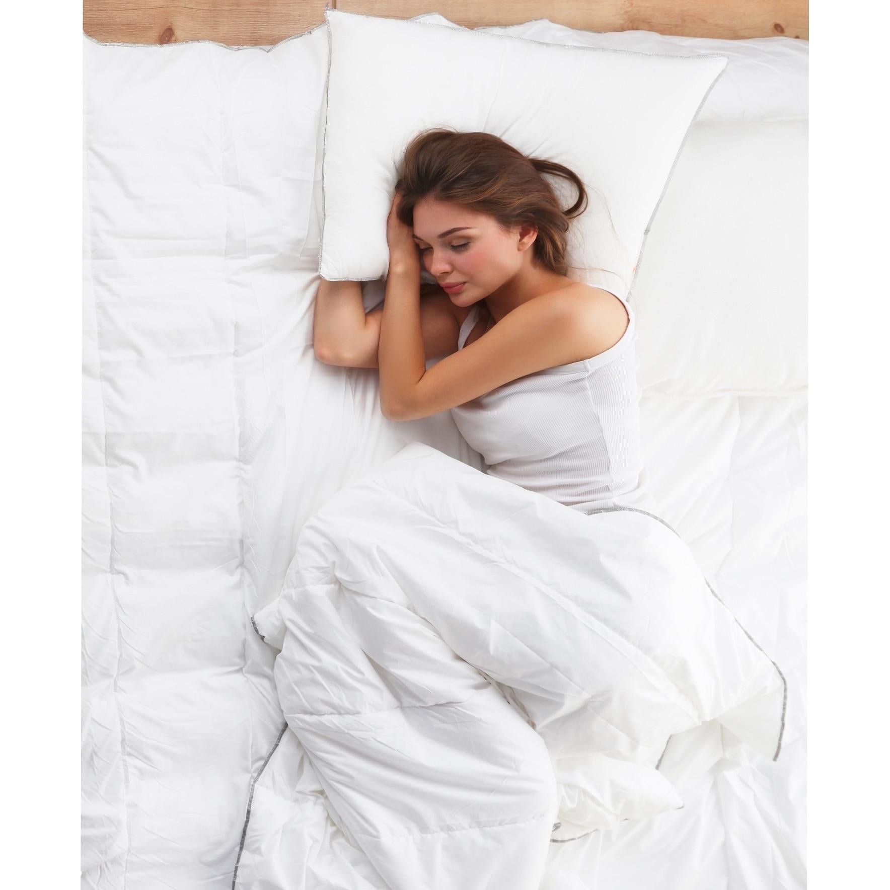 Enchante Home Luxury European Goose Down Comforter - Queen