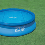 15 Foot Round Easy Set Vinyl Solar Cover for Swimming Pools, Blue (2 Pack)