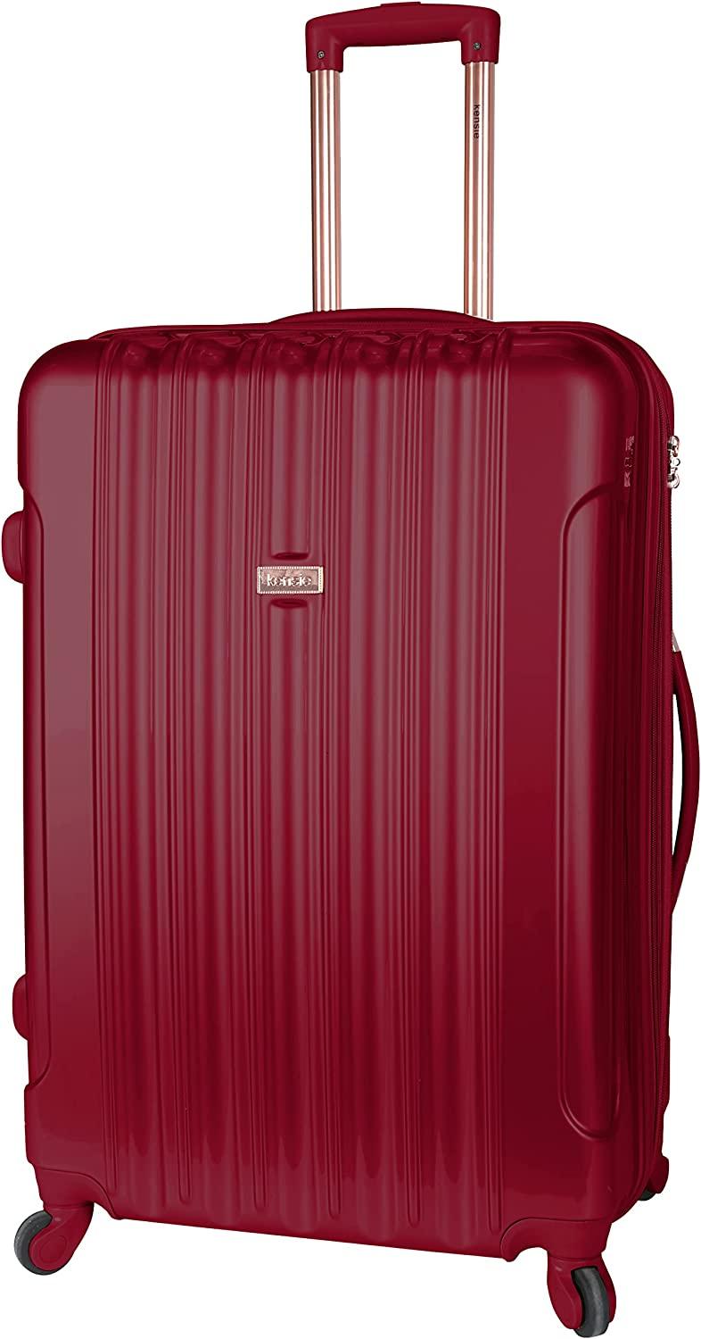 Women's Alma Hardside Spinner Luggage, Japanese Carmine Red, 3 Piece Set (20/24/28)