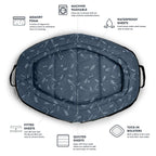 Spruce Pup Indoor/Outdoor Travel Dog Pet Bed - with Foldable, Supportive Foam &amp; Removable Machine Washable Waterproof Fitted Soft -Suede Quilted Sheets, Small Medium LarSizes