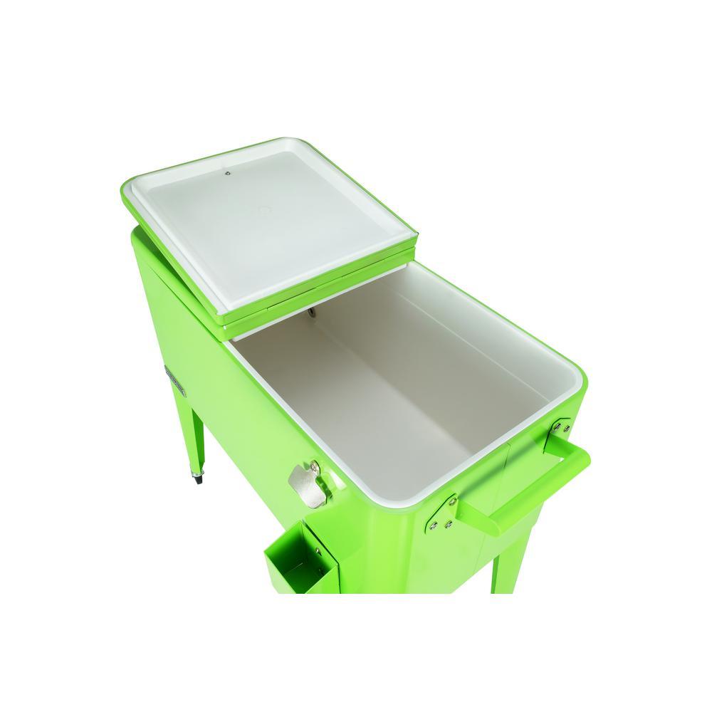 80 Qt. Rolling Patio Cooler Lime