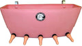 peach teats pt teat calf 5 nipple feeder, pink