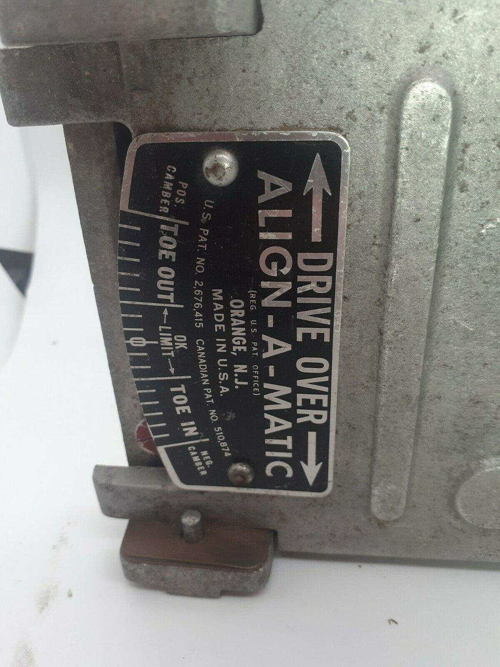 Align-A-Matic Heavy Duty Drive On Car Wheel Alignment Tool OranNJ