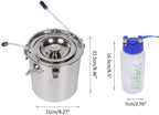 5l electric milking machine, double head pulsation vacuum pump milker portable milking supplies with pulse timing settings vacuum pump milker household milking machine (cow/sheep)(cow)