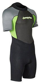 HYPERFLEX Mens and Womens 2.5mm Shorty Springsuit Wetsuit – SURFING, Water Sports, Scuba Diving, Snorkeling - Comfort, Flexible,