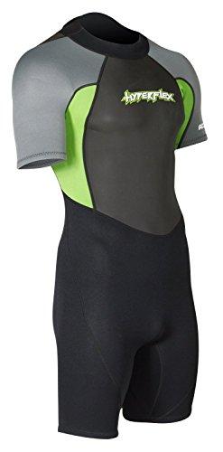 HYPERFLEX Mens and Womens 2.5mm Shorty Springsuit Wetsuit – SURFING, Water Sports, Scuba Diving, Snorkeling - Comfort, Flexible,
