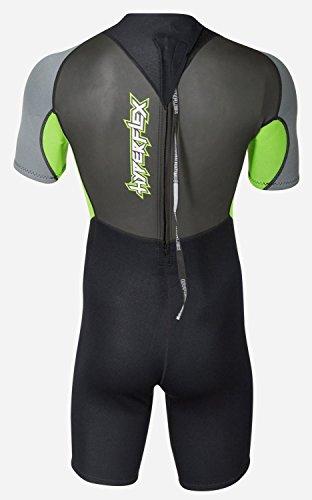 HYPERFLEX Mens and Womens 2.5mm Shorty Springsuit Wetsuit – SURFING, Water Sports, Scuba Diving, Snorkeling - Comfort, Flexible,