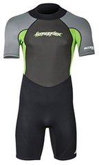 HYPERFLEX Mens and Womens 2.5mm Shorty Springsuit Wetsuit – SURFING, Water Sports, Scuba Diving, Snorkeling - Comfort, Flexible,