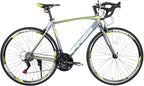 700c Road Bike Bicycles Men Adult 21-Speed Double Disc Brake Lightweight High Carbon Steel Frame Racing Bikes