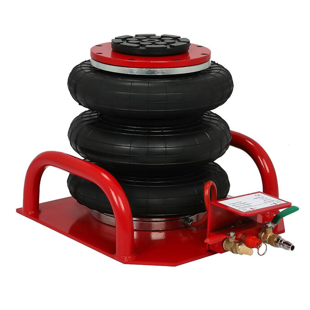 3 Ton Triple Bag Air Jack 5.5"-16" Lifting Height Air Bag Jack Lift Pneumatic