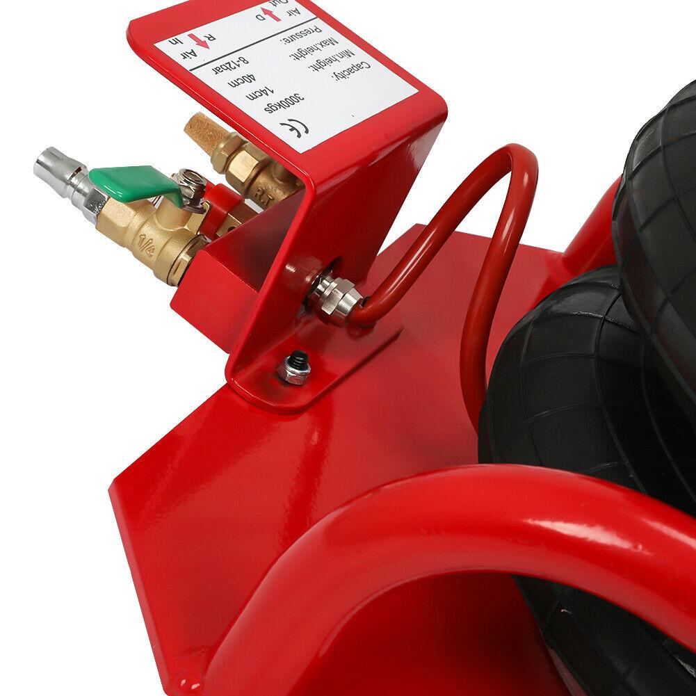 3 Ton Triple Bag Air Jack 5.5"-16" Lifting Height Air Bag Jack Lift Pneumatic