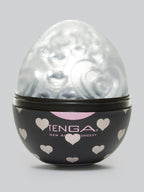 TENGA Egg Lovers Heart Textured Male Masturbator, Clear