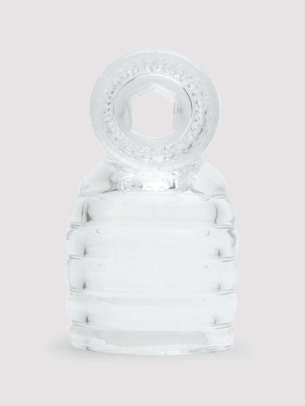 Lovehoney Hummer Deluxe Male Masturbator Wand Attachment, Clear