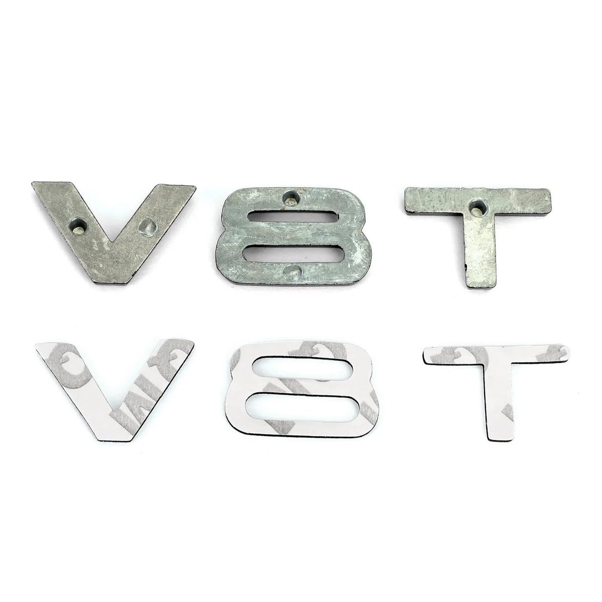 Audi A1 A3 A4 A5 A6 A7 Q3 Q5 Q7 S6 S7 S8 S4 SQ5 Black V8T Emblem Badge Fit Generic