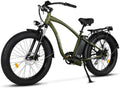 NF MaxFoot MF-18 Electric Bike 26" Fat Tire, 750W 48v 13Ah Mountain Ebikes, Removable Lithium Battery Commuter Bicycle, 23 MPH Max Speed LCD Display