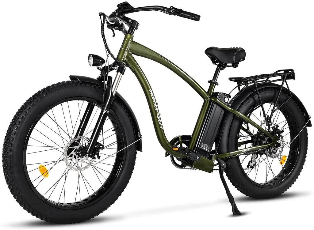 NF MaxFoot MF-18 Electric Bike 26" Fat Tire, 750W 48v 13Ah Mountain Ebikes, Removable Lithium Battery Commuter Bicycle, 23 MPH Max Speed LCD Display