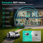 Robot Lawn Mower, Wire-Robotic Mower for 0.99 Acres, No Perimeter Wire, Auto-Mapping, RTK + AI 3D Vision Navigation, 300+ Object Avoidance, 57% Slope, IP66 Automatic Grass Cutter