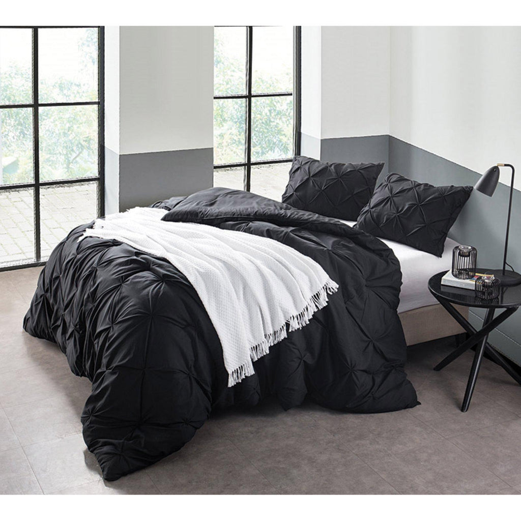 BYB Pacific Blue Pin Tuck Comforter - King