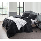 BYB Pacific Blue Pin Tuck Comforter - King