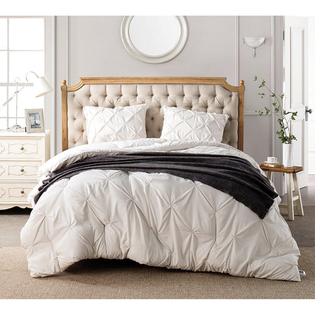 BYB Pacific Blue Pin Tuck Comforter - King