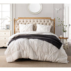 BYB Pacific Blue Pin Tuck Comforter - King