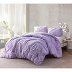 BYB Pacific Blue Pin Tuck Comforter - King