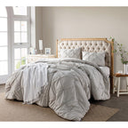 BYB Pacific Blue Pin Tuck Comforter - King