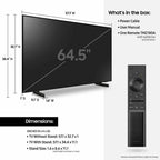 samsung au8000 65" 8-series 4k crystal uhd hdr smart led tv (2021)
