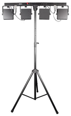Chauvet 4BAR USB D-Fi Lighting Fixture+Tripod Stand+Footswitch+Bag+LED Fogger