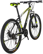 Bikes HYX1 21 Speed 27.5 Inches Muti Spoke Wheels Mountain Bike Blackyellow