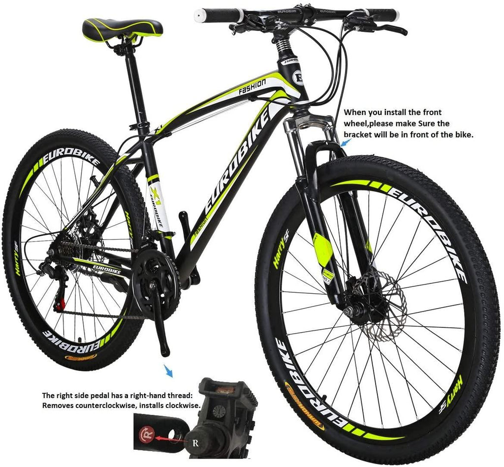 Bikes HYX1 21 Speed 27.5 Inches Muti Spoke Wheels Mountain Bike Blackyellow