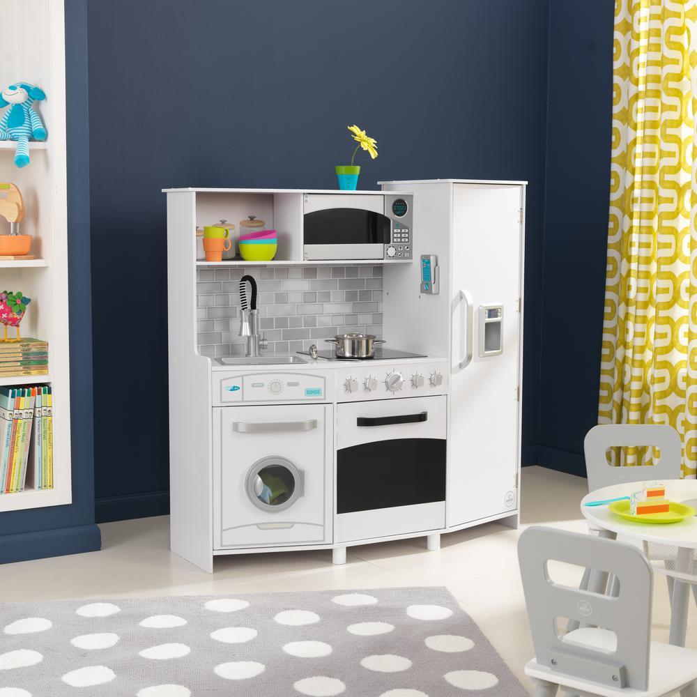 White LarPlay Kitchen