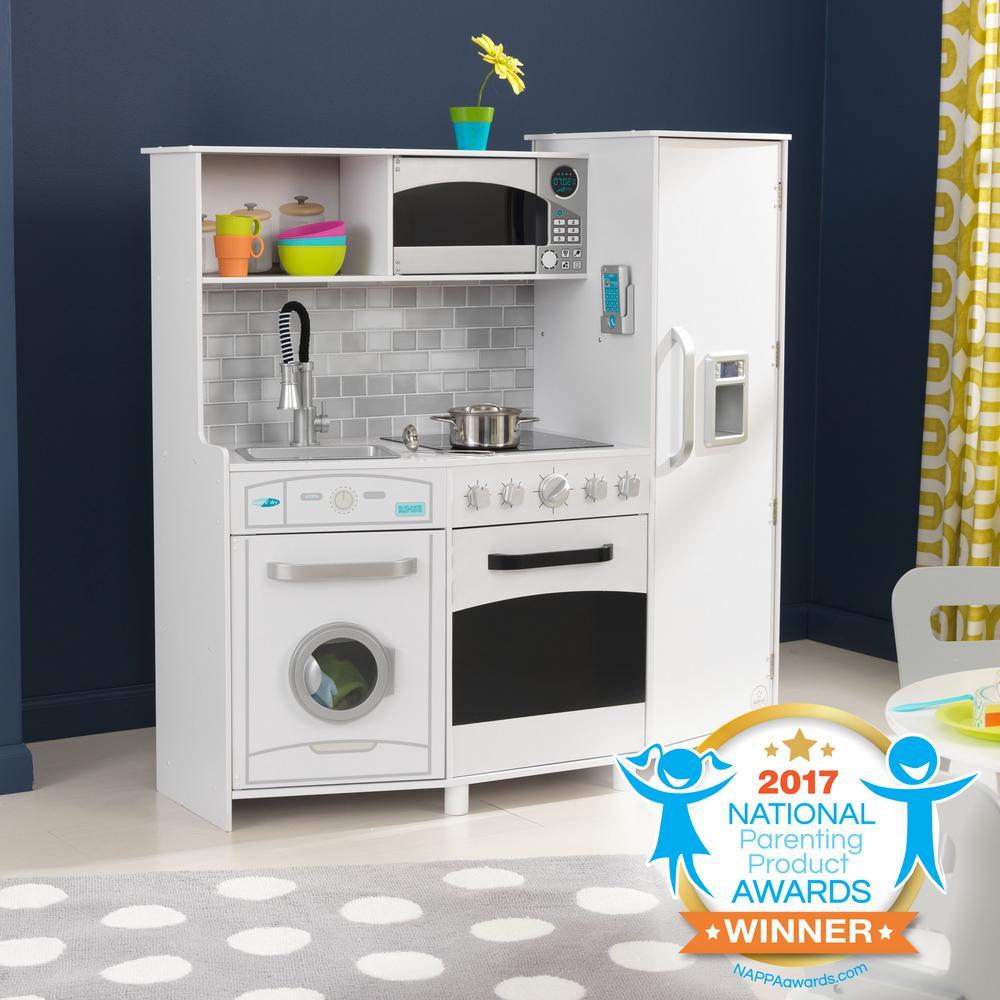 White LarPlay Kitchen